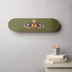 Skate Moth Insect Art Goblincore Saturnia Witchy Green