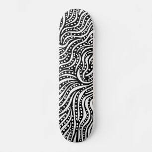 Skate Movimento na Água - Branco em Preto