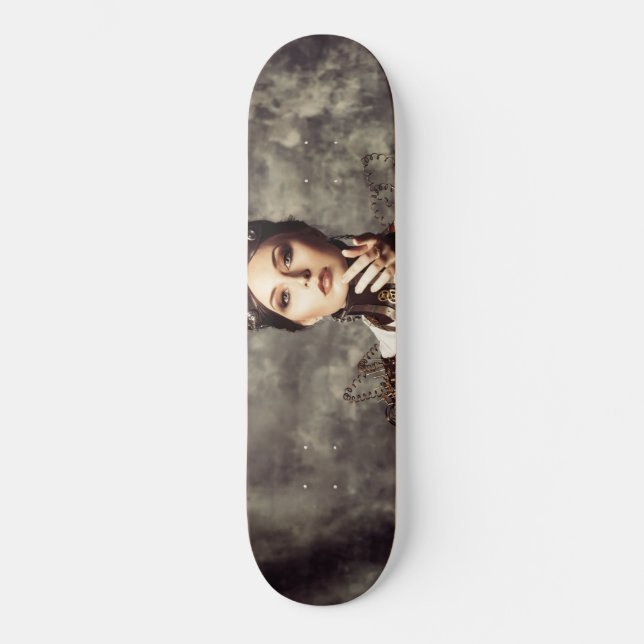 skate - Mulheres de Arte Steampunk (Frente)