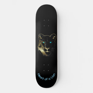 Skate Mulheres Skateboard, Coração de um Leão
