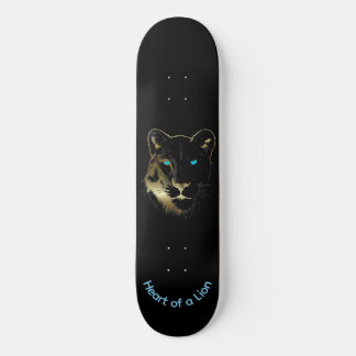 Skate Mulheres Skateboard, Coração de um Leão