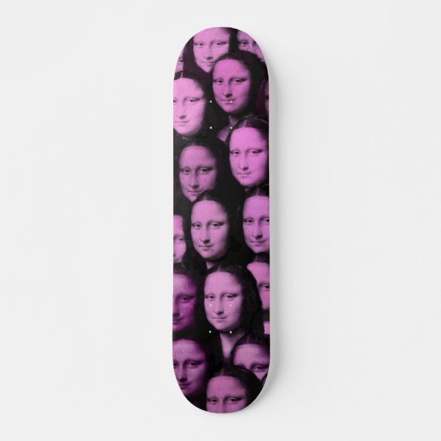 Skate Multi-Mona a rosa - estilo 70 (Frente)