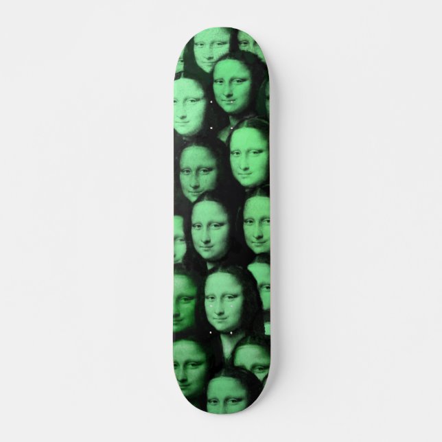 Skate Multi-Mona em Verde - Estilo 70 (Frente)