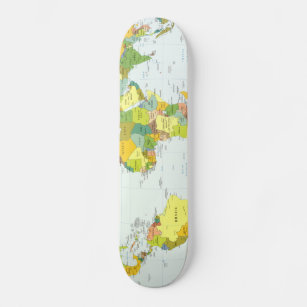 Skate mundo+mapa+globo+país+atlas