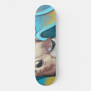 Skate Mural de Coelho Marrom