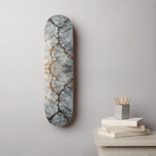 Skate Muro de Rock Cracking Crystal Marble com Coloração