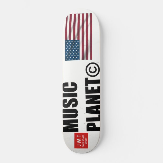 SKATE MUSIC PLANET SKATEBOARDS / JMT EUA (Frente)