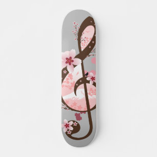 Skate Música de Flor de Cerejeira