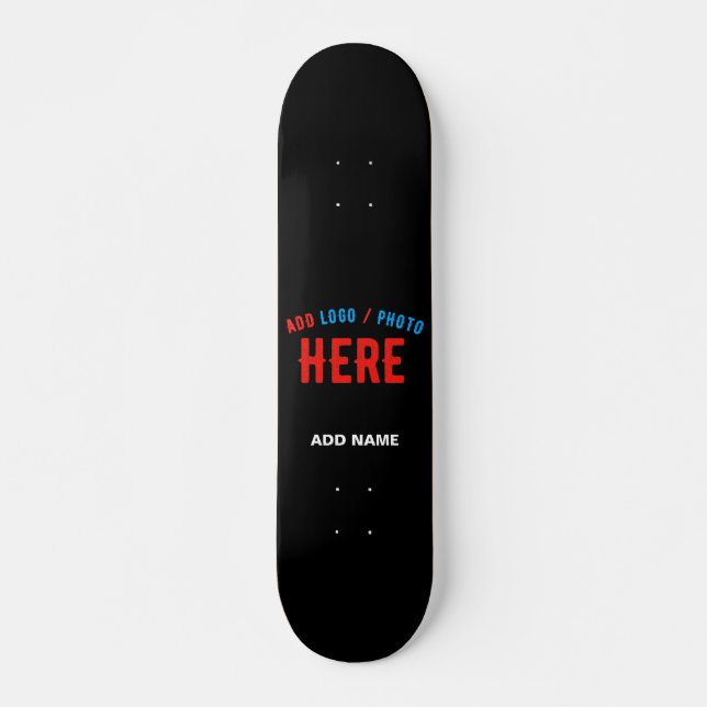 SKATE NA MODA MODERNO PERSONALIZÁVEL NEGRO VERIFICADO CO (Frente)