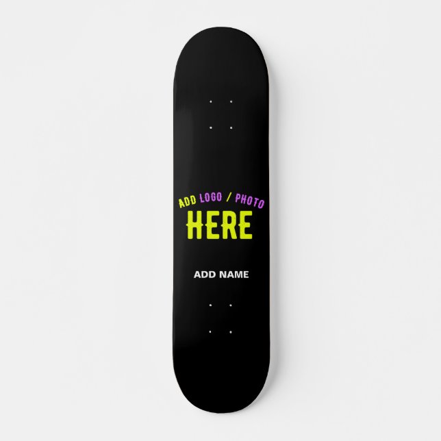 SKATE NA MODA MODERNO PERSONALIZÁVEL NEGRO VERIFICADO CO (Frente)