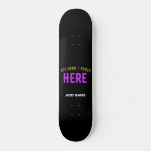 SKATE NA MODA MODERNO PERSONALIZÁVEL NEGRO VERIFICADO CO
