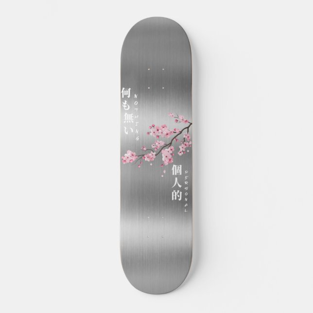 Skate Nada pessoal - Chersom Blossom Silver Edition (Frente)