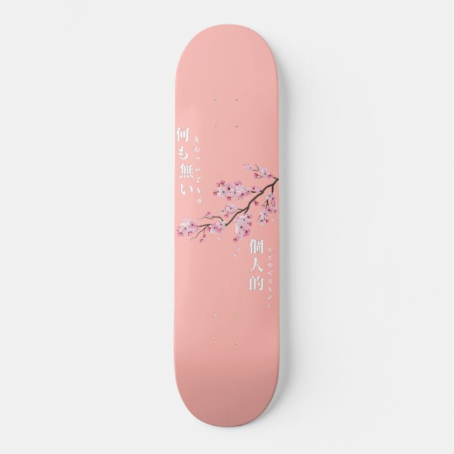 Skate Nada Pessoal - Flor de Cerejeira (Frente)