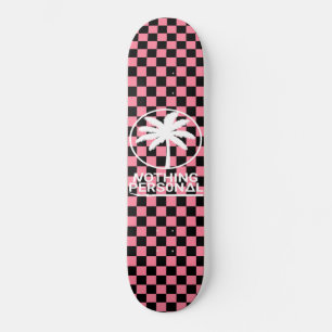 Skate Nada Pessoal Vaporwave Xadrez