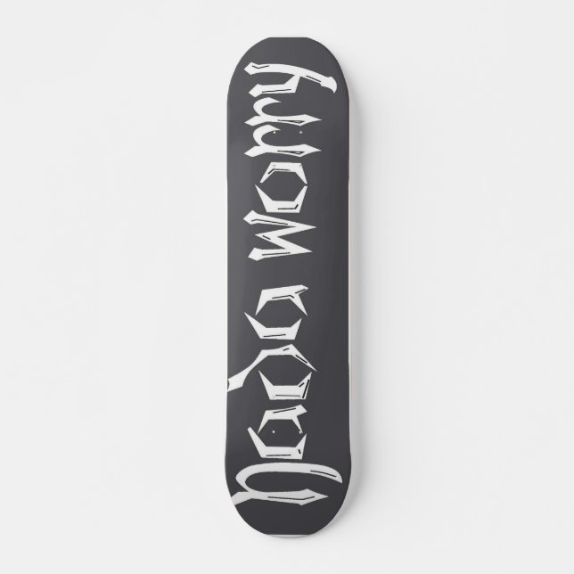 Skate Nada Worry Deck (Frente)