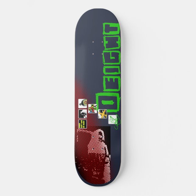 Skate Não coma o gato ao meio (Frente)