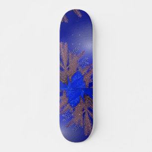 Skate Natal Poinsettia Azul I