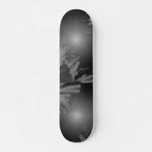 Skate Natal Poinsettia Black E Cinzas