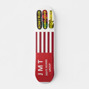 Skate NATHAN E MILLER MUSCLEDUCK Skateboard, Deck 7¾"