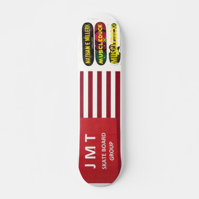 Skate NATHAN E MILLER  MUSCLEDUCK Skateboard, Deck 7¾" (Frente)