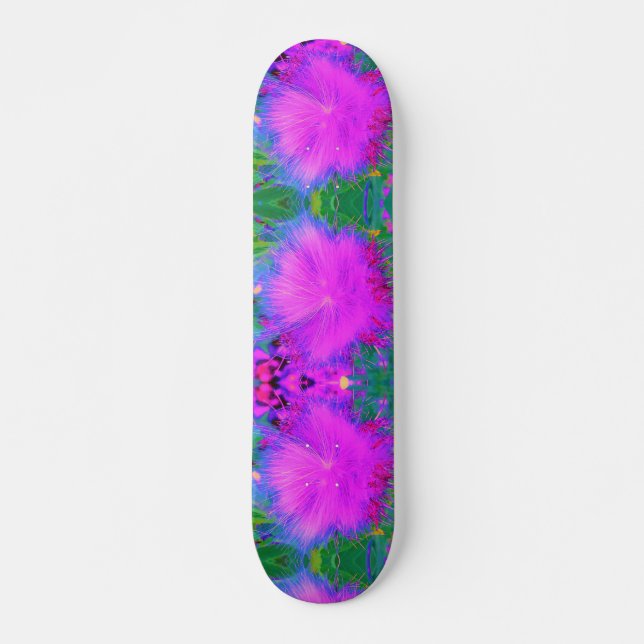 Skate Natureza Psicodélica Milkweed Roxo Ultra-Violeta (Frente)