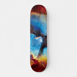 Skate Nebulosa Trifida Colorida Foto do Espaço Exterior 