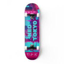Neo Tóquio Cyberpunk Carro Synthwave Rua