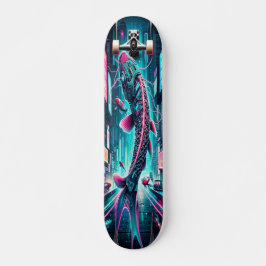 Skate "Neon Flux: Cyber Koi