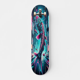 Skate "Neon Flux: Cyber Koi