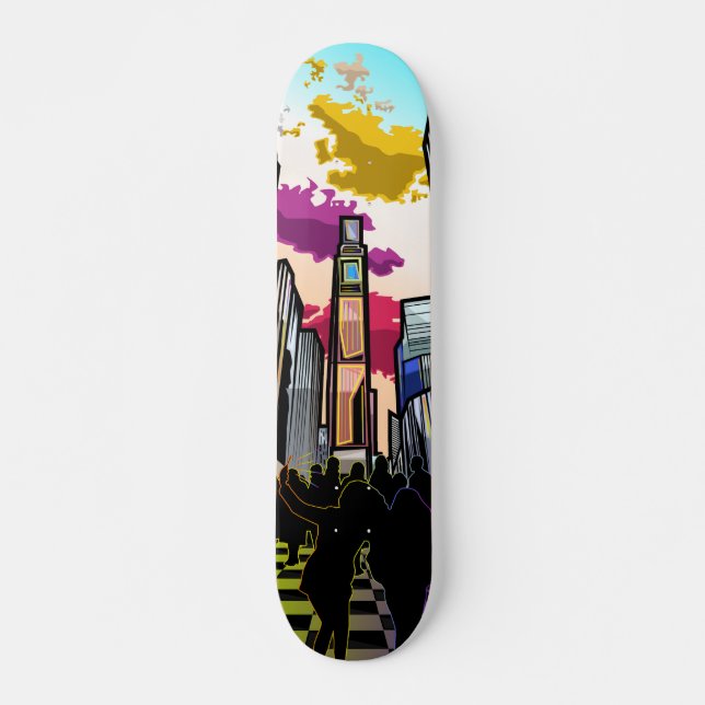 Skate Neon Metropolis (Frente)