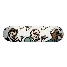 Skate Nikola Tesla, Edgar Cayce e Jiddu Krishnamurti