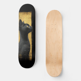 Skate Noir Dourado