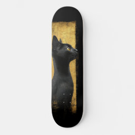 Skate Noir Dourado