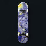 Skate Noite Estrelada de Van Gogh, 1889<br><div class="desc">Amplamente saudado como o magnum opus de Van Gogh, a pintura retrata a vista à porta da sua janela do sanatório à noite, embora tenha sido pintada pela memória durante o dia. A imagem está no dominio público. Entre em contato com Padrões e pinturas e gráficos para obter solicitações especiais....</div>