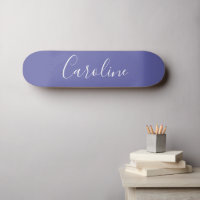 Nome da Caligrafia Chic Personalizada Roxo