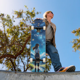 Skate Nome da Garota do Anime
