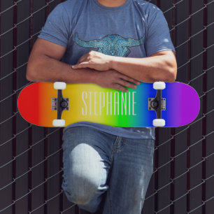 Skate Nome do Orgulho gay do Arco-Íris Moderno