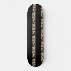 Skate Nome Minimalista com Foto para Aniversário de Amig