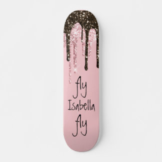 Skate Nome Personalizado de Girly Sparkle Girly Girly Gl