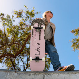 Skate Nome Personalizado de Girly Sparkle Girly Girly Gl