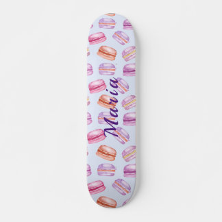 Skate Nome personalizado de macarões bonitos