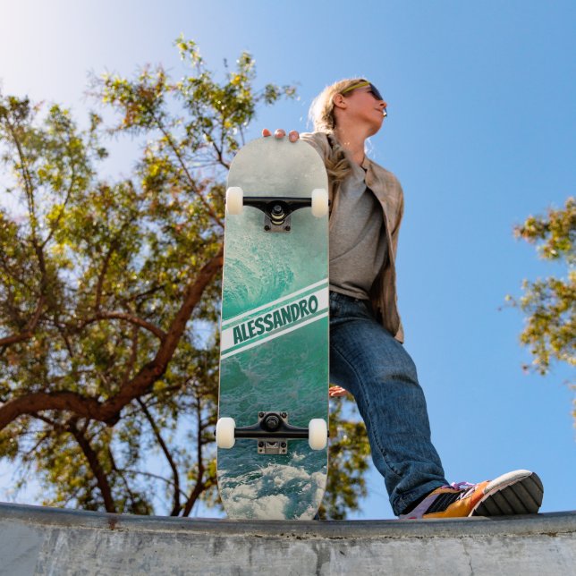 Skate Nome Personalizado de Onda Radical (Ao ar livre 1)