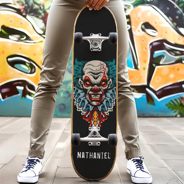 Skate Nome Personalizado do mau Scary Clowe (Criador carregado)