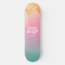 Nome Personalizado do Ombre Tropical Summer Vibes