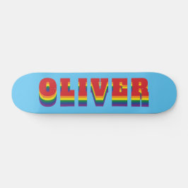 Skate Nome Personalizado do Sinalizador Orgulho gay do A
