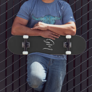 Skate Nome personalizado Iniciais personalizados com dua