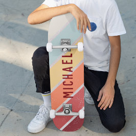Skate Nome Personalizado - Legal Retroativo - Faixa Suns