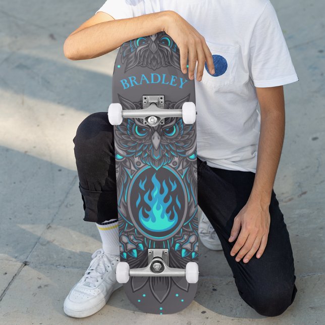 Skate Nome Personalizado Moderno e Legal da Coroa de cin (Criador carregado)