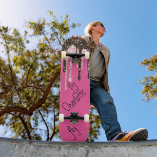 Skate Nome Personalizado S de Girly Sparkle Girly Girly 