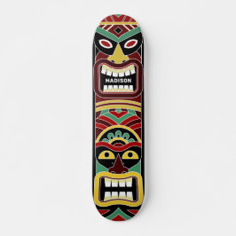 Skate Nome personalizado Tiki Totem legal
